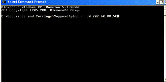 command box - ping